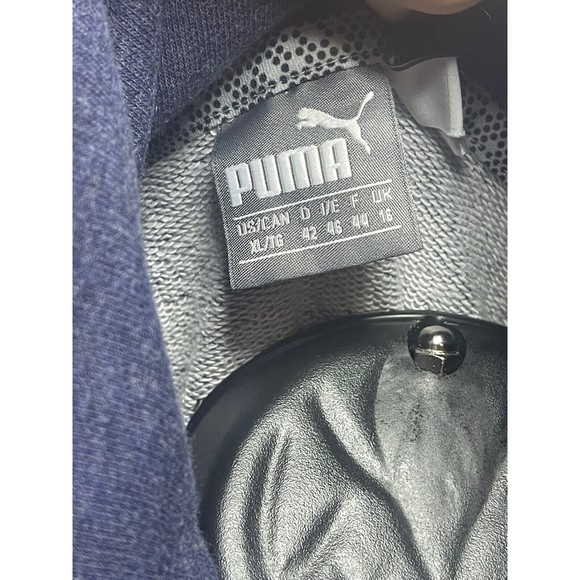 Puma Women's Sweater XL Active Cover Up Purple Turtleneck Pullover Thumb Holes - Picture 4 of 6